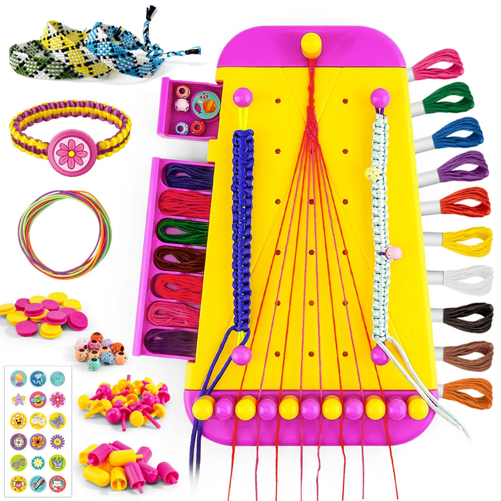 Bracelet Making Kit for Girls Friendship Arts Crafts DIY Jewelry