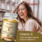 Bcuelov Vitamin E 1000 IU 450mg antioxidant supplement
