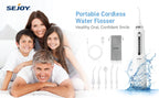 Sejoy Cordless Electric Water Flosser for Teeth Dental Portable Oral Irrigator Rechargeable