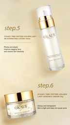 OKADY Skin Care Set Anti Aging 10-piece