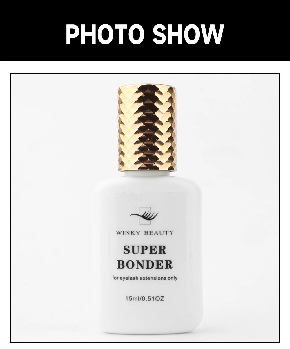 15ml Super Bonder Agent for Eyelash Extensions Primer Glue Adhesive Professinal