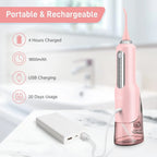 Sejoy Cordless Electric Water Flosser for Teeth Dental Portable Oral Irrigator Rechargeable