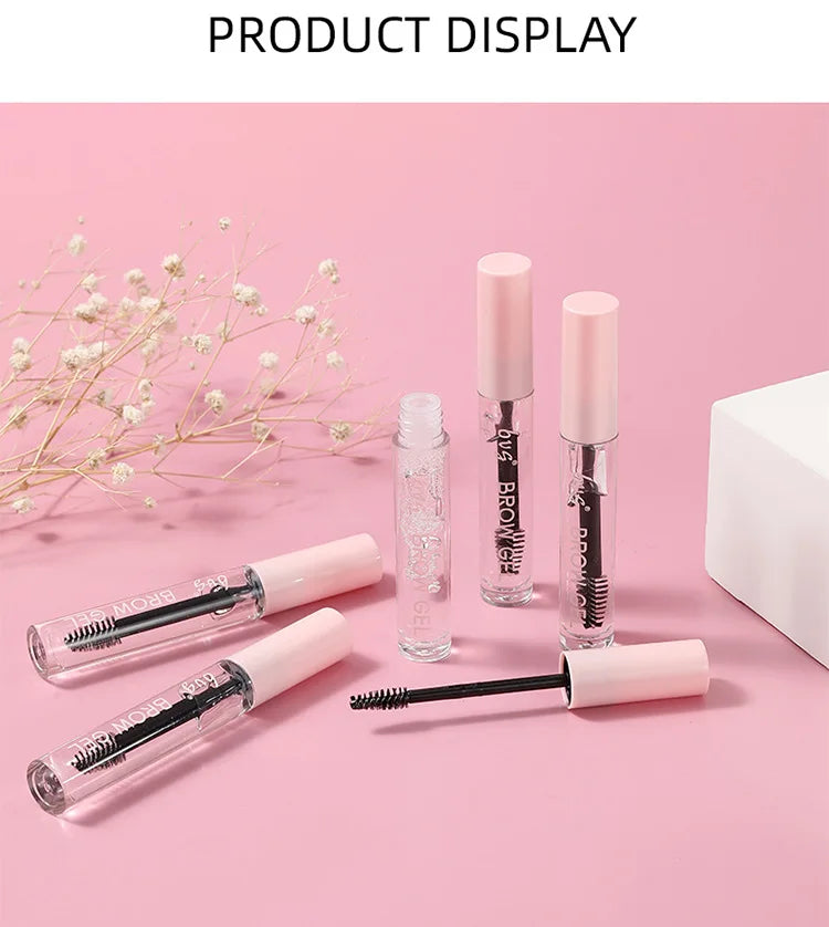 Transparent Eyebrow Gel Quick Dry Waterproof Set and Style
