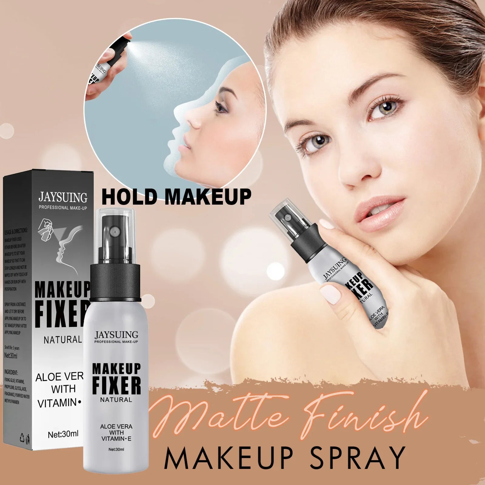 Makeup Setting Spray Moisturizing Oil Control Refreshing Quick Fixer