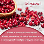 Cranberry Capsules Supports Cardiovascular Health Enhances Immunity Supports Urinary Tract Health