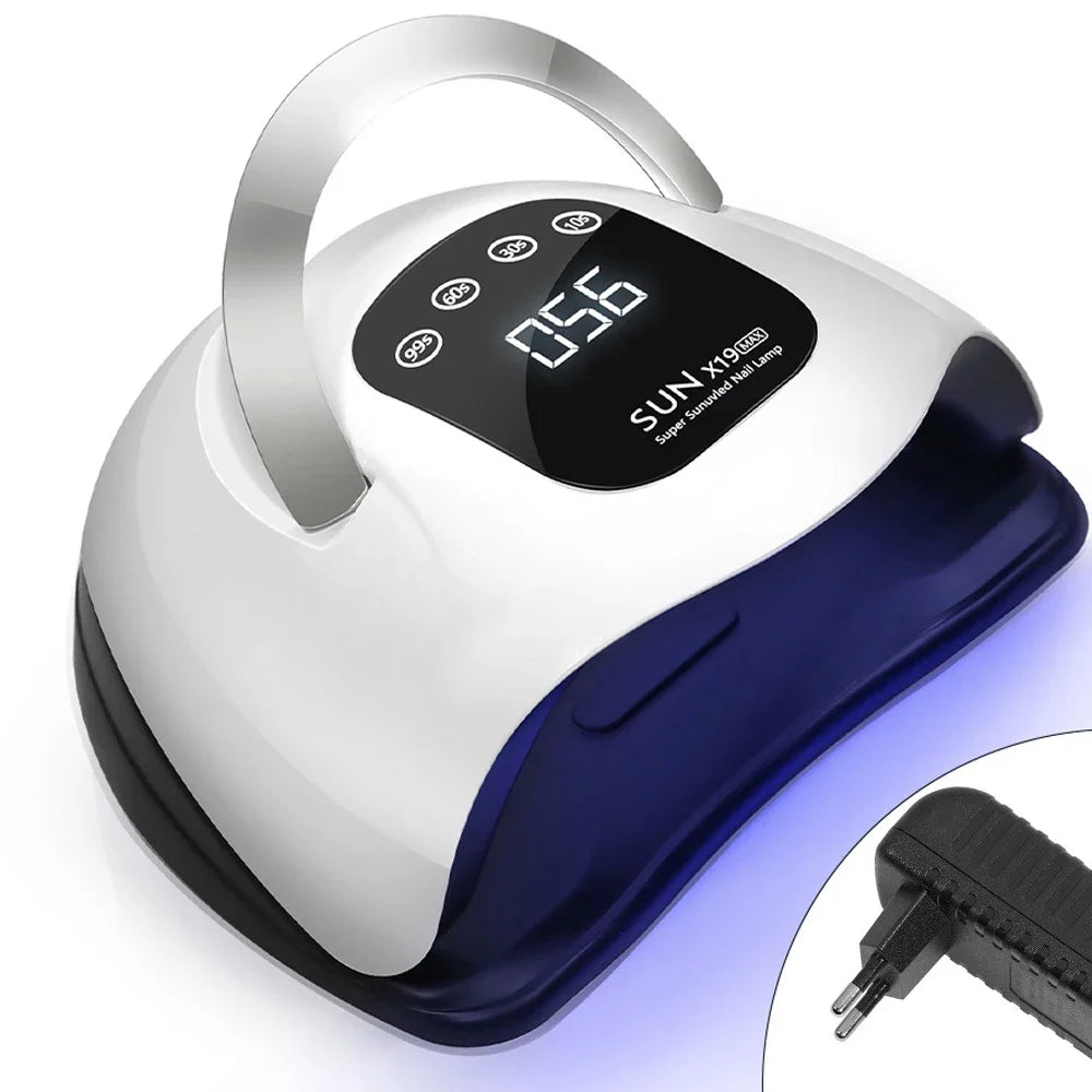 320W Professional Nail Dryer For Manicure Powerful UV Gel Lamp 72 LEDS UV Gel Varnish LCD Display Nail Salon Equipment