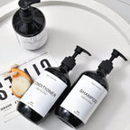 3pcs/500ml Waterproof Dispenser  Shampoo, Shower Gel, and Body Lotion-