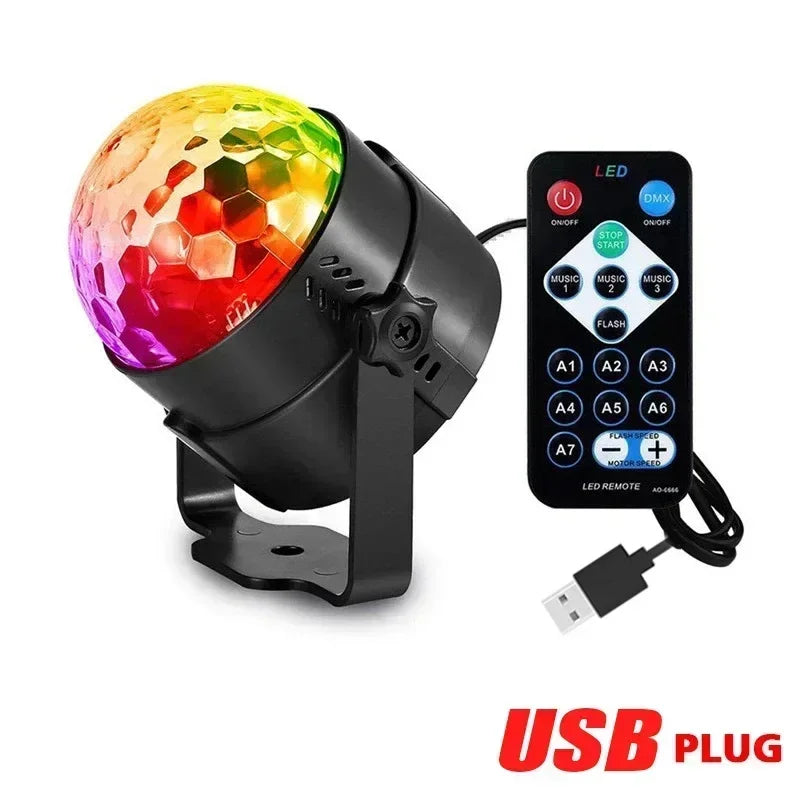 Ocean Wave Projector Light 16 Colors Glow Lamp Home Office Bar Restaurant Night Light