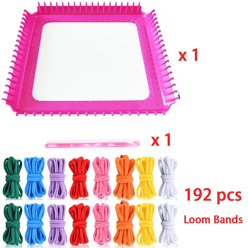 Weaving Loom Kit DIY Arts Crafts for Kids Adults Ideal Gifts Ages 5 6 7 8-12 13, Easy Potholder
