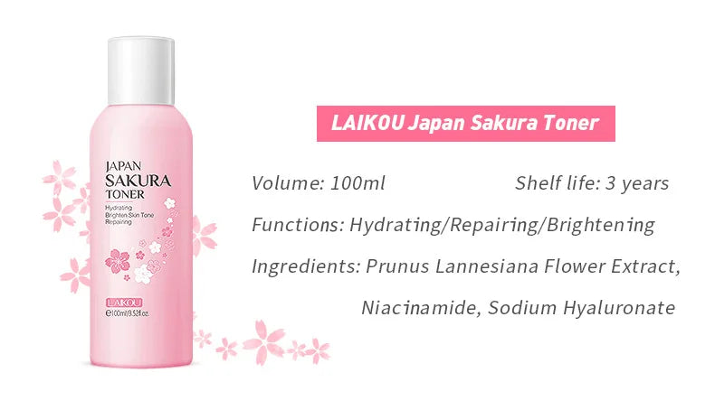 9pcs Sakura Facial Skin Care Set