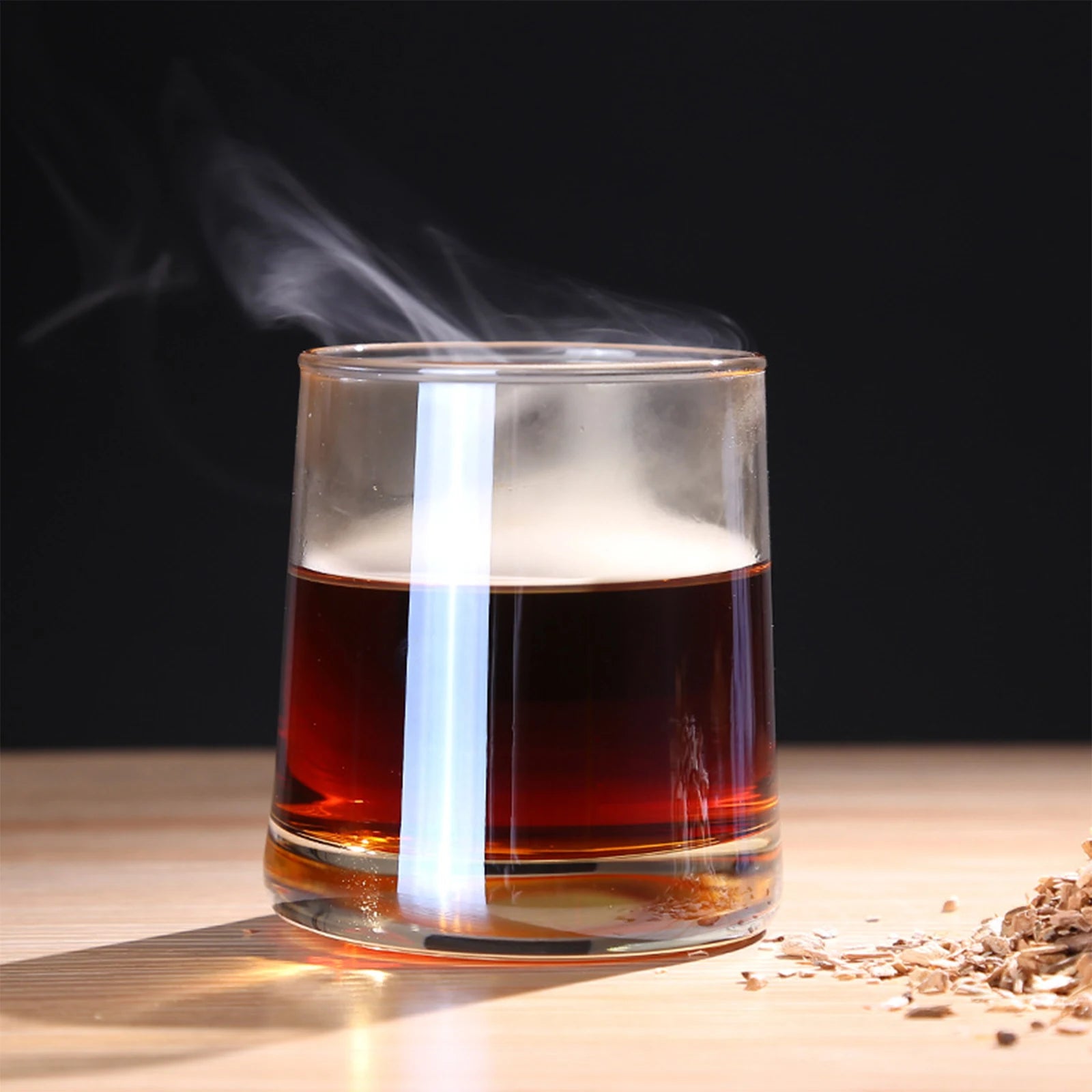 Cocktail Smoker Kit 4 Wood Chips Old Fashioned Whiskey Smoker Drink Accessories