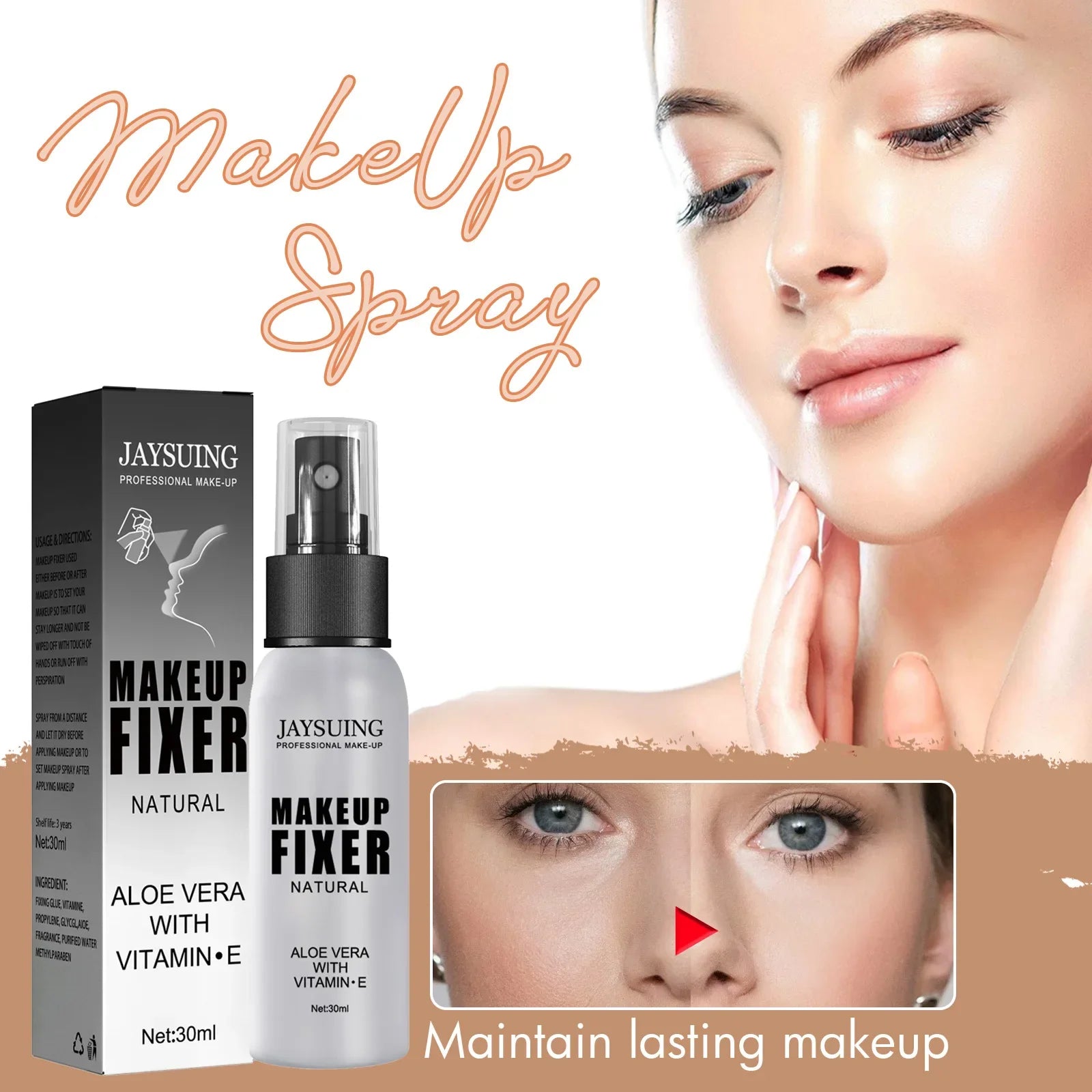 Makeup Setting Spray Moisturizing Oil Control Refreshing Quick Fixer