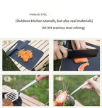 Travel Kitchen Utensils Set 8-Piece Camping