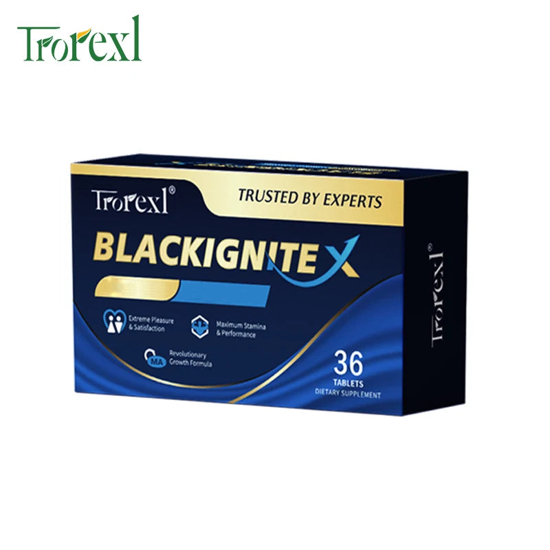 BlackIgniteX Natural Male Enhancing Supplement Boosts Strength & Firmness Enhanced Stamina Performance & Endurance