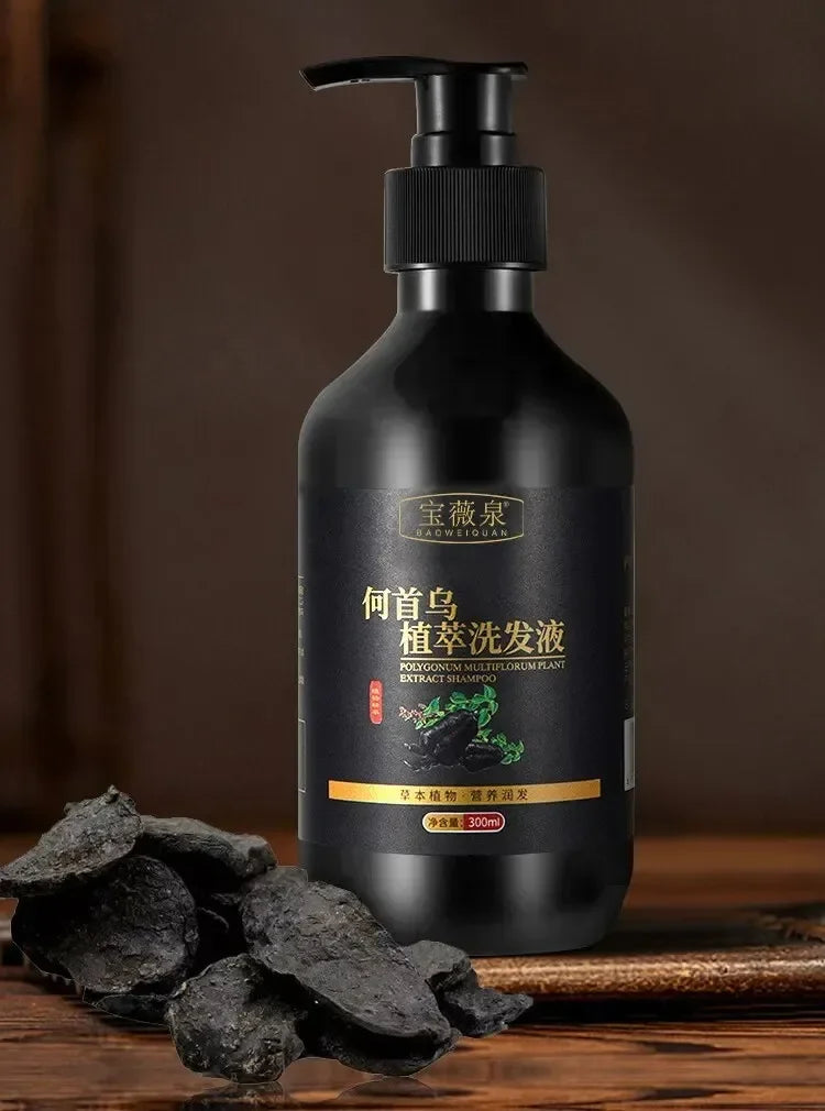 Herbal Polygonum Multiflorum Shampoo Oil Control Dandruff Control Itchy Relief Men/ Women