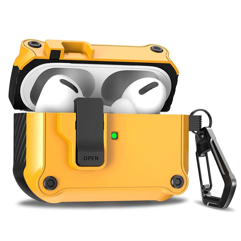 Security Lock Cover for AirPods Pro 3 2025 Pro 3rd Gen 2025 Headphone Fundas With Hook