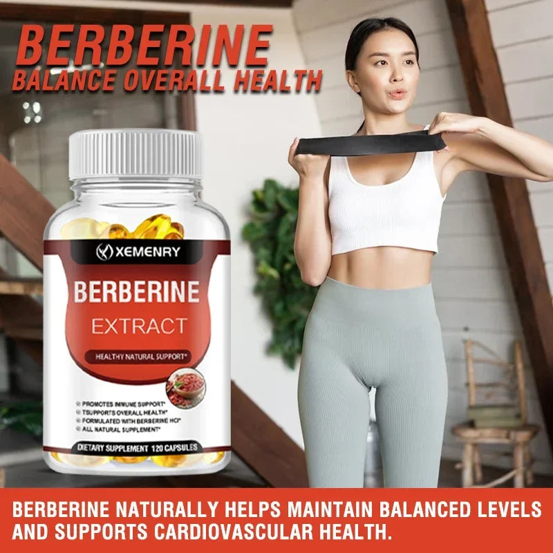 Berberine Capsules for Bone, Cardiovascular Health, Enhance Immunity
