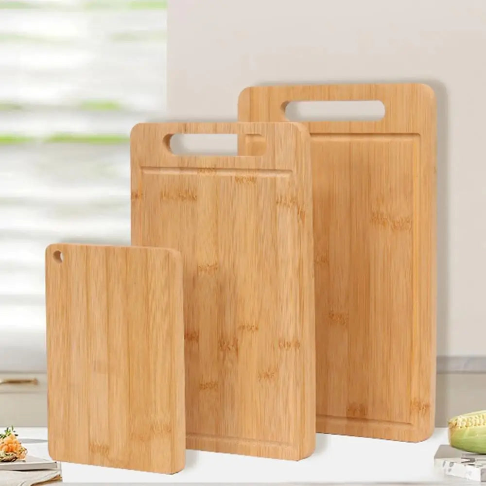 Wooden Cutting Board For Meat Bamboo Fruit Vegetables Chopping Panel