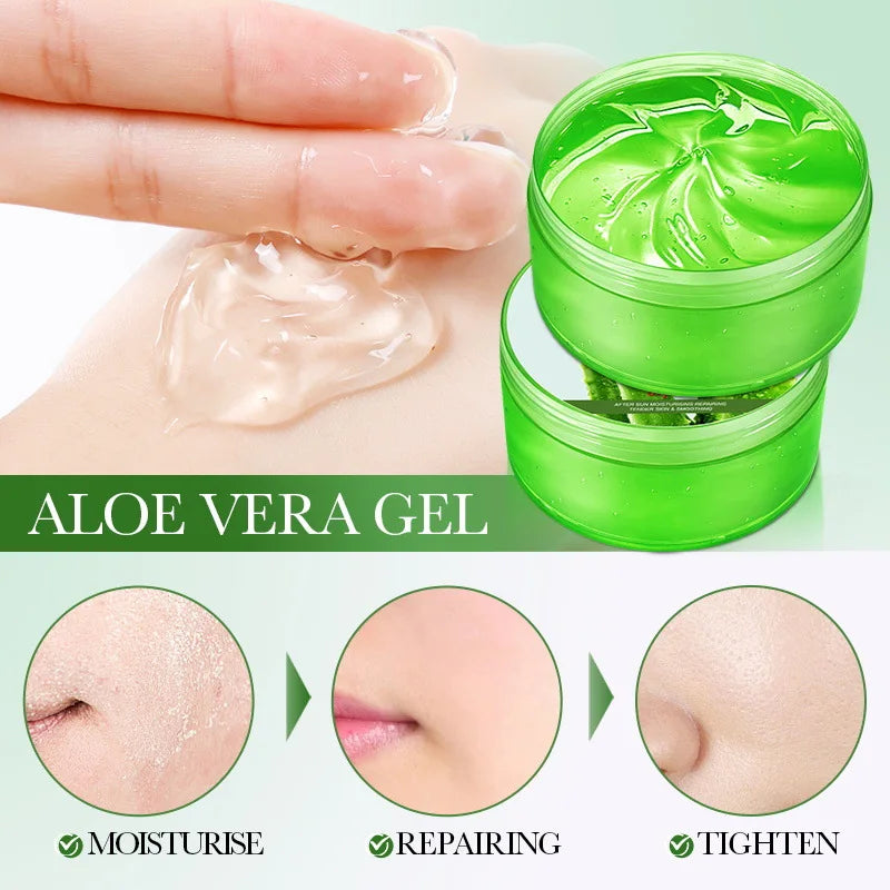 300g BIOAQUA Moisturizing Soothing Aloe Vera Gel Rejuvenating Hydrating Face Cream Skin Care