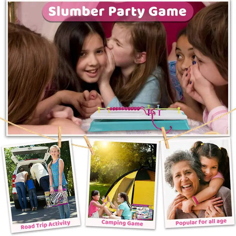 Friendship Bracelet Making Kit for Girls DIY Craft Birthday Christmas Gifts Travel Activities