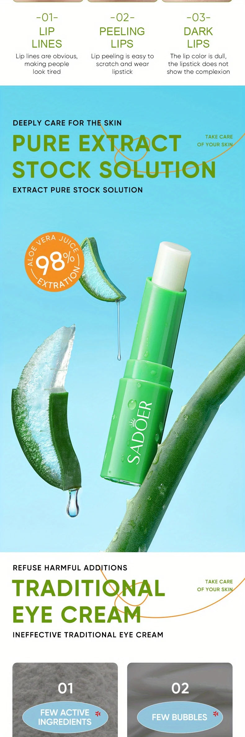 Aloe Balm Nourishing Refreshing Hydrating Moisturizing