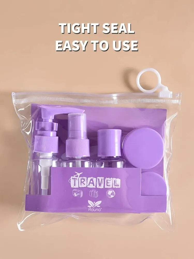Travel Bottles Kit Leak Proof Toiletry Containers Clear For Lotion Shampoo Cream