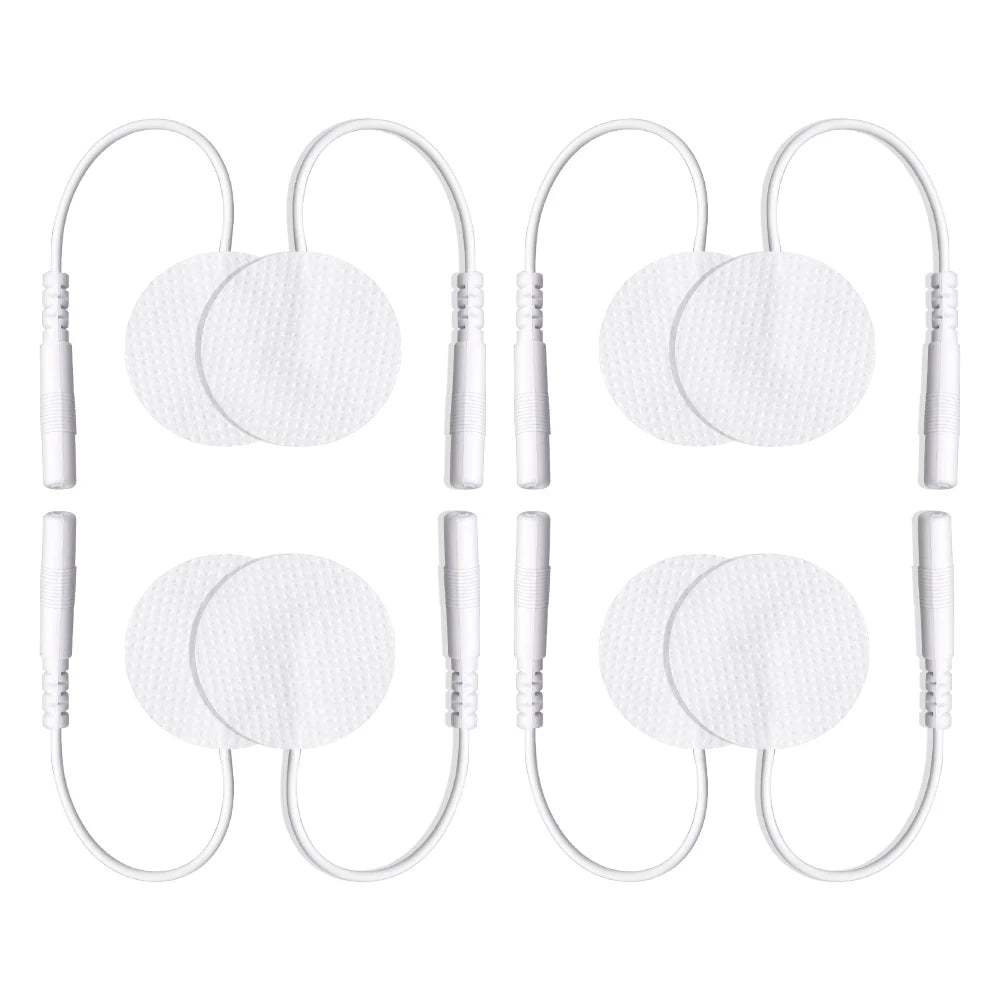 50/100Pcs 3cm Round Electrode Pads For Tens EMS Muscle Stimulator Massager Reusable