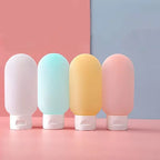 17/4Pcs Travel Bottles Set Leak Proof Refillable Shampoo Conditioner Lotion Liquid Empty