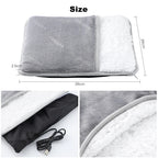 Foot Warmer Winter Electric Heating Pad Soft Flannel Washable Constant Temperature