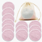 12PC Reusable Round Cotton Pads Makeup Remover Washable Round Bamboo Nursing