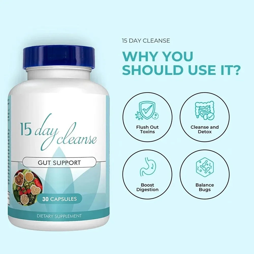 15-day Intestinal Cleansing and Detoxifying Capsules
