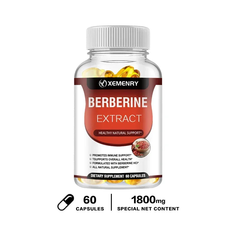 Berberine Capsules for Bone, Cardiovascular Health, Enhance Immunity