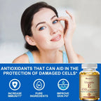Bcuelov Vitamin E 450MG  Supports Immune System & Skin Nutrition Natural Antioxidant Gluten & Dairy Free