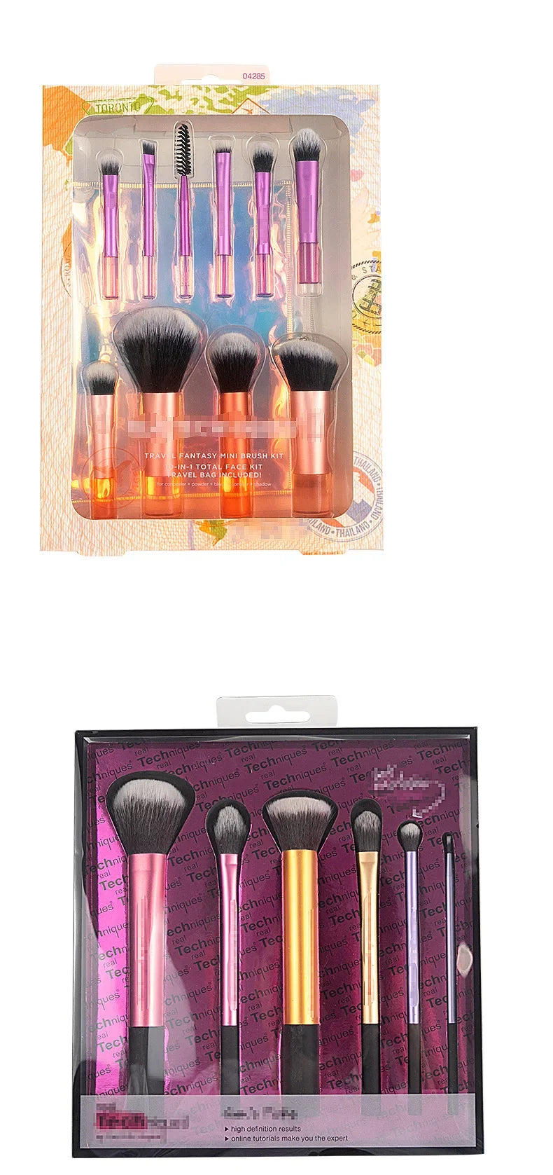 Set of Makeup Brushes Powder Blusher Halo Dye Brush Eye Shadow Brush Beauty Egg