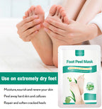Aloe Foot Peel Mask For Dry Rough Cracked Feet