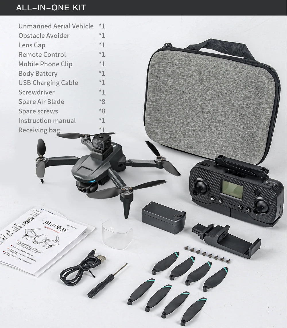 L200 PRO MAX Brushless Motor 2-Axis Gimbal 4K Professional GPS Drone 360° Obstacle Avoidance 5G WIFI Quadcopter Drone RC