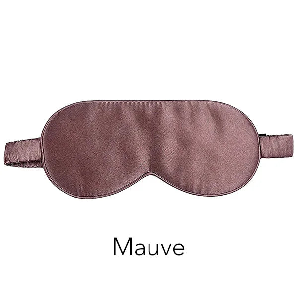 100% Mulberry Silk Sleep Mask Men Women Eye Cover Total Blackout Size 20 X 8.5cm