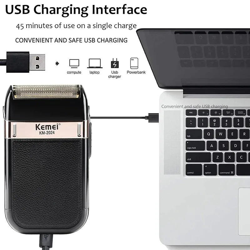 Kemei KM-2296 KM-2299 KM-2024 Men's Electric Shaver Professional