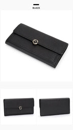 Women's Wallet Full Leather Long Wallet First Layer Cowhide Leather Clutch