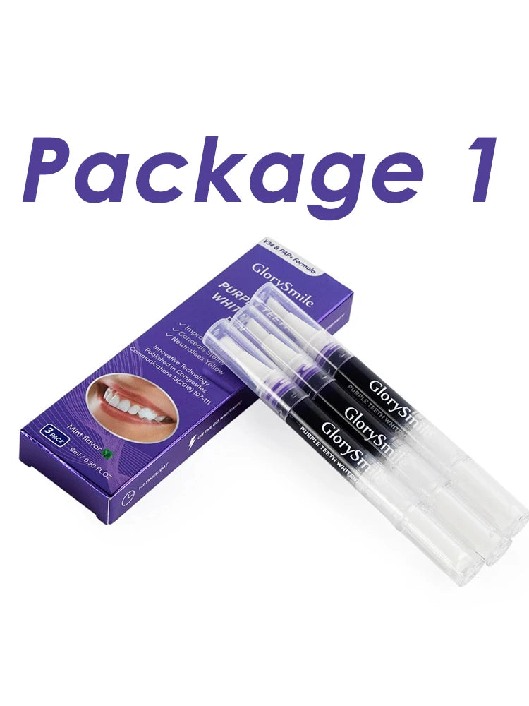 Purple Teeth Whitening Pen Stain Remover for a Brighter Smile