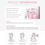 5/3pcs Sakura Skin Care Sets Gift Box