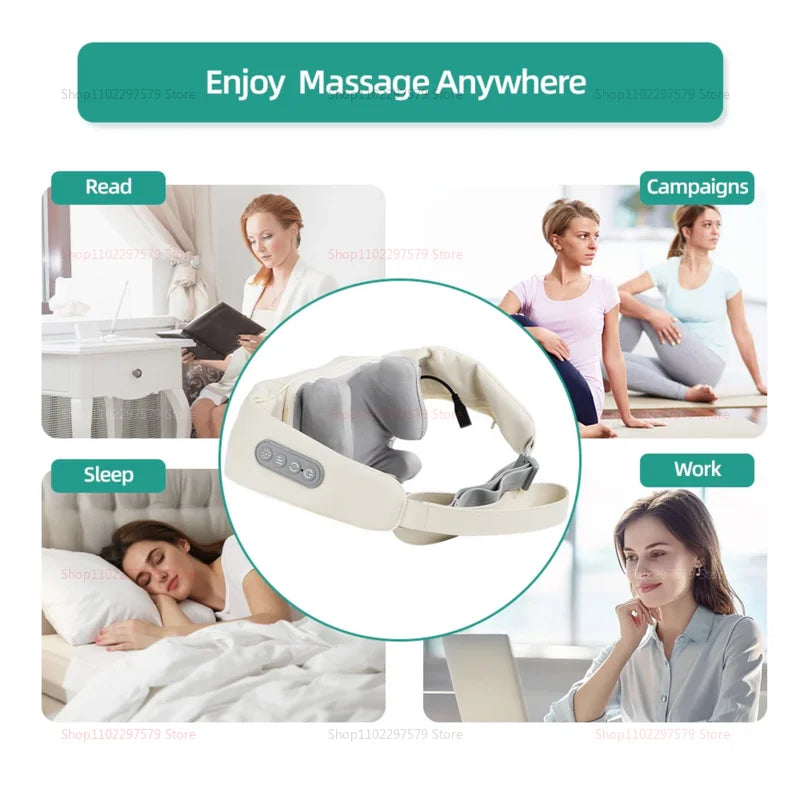 Neck Massager for Pain Relief with Heat