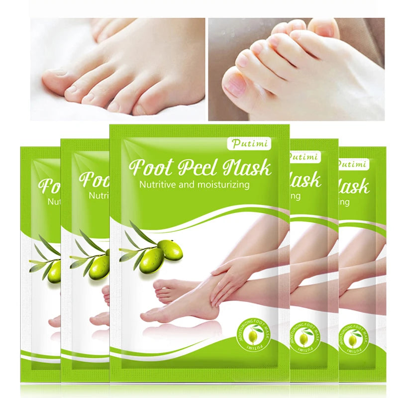 6 packs Exfoliating Foot Mask Dead Skin Remover Moisturizing