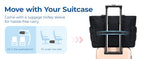 BAGSMART Tote Bag Large Capacity Puffer Padded Portable