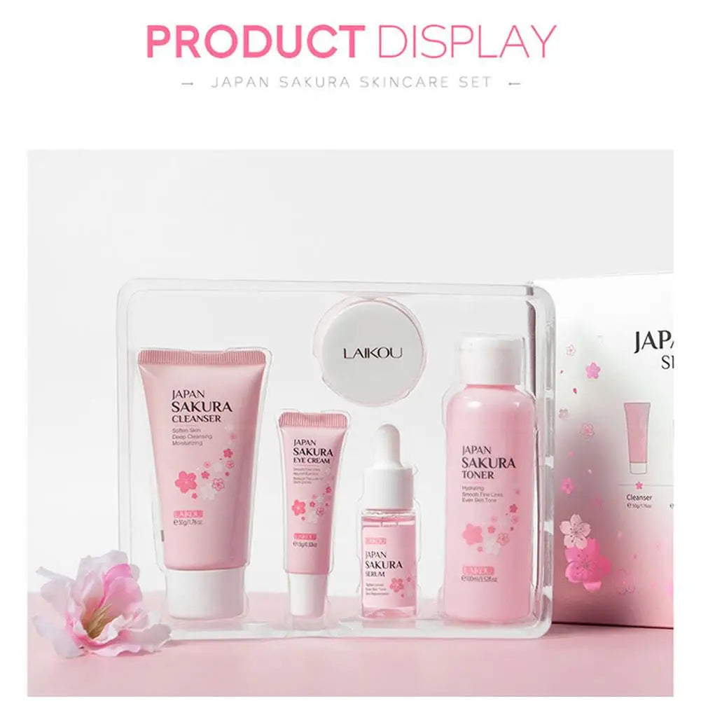5/3pcs Sakura Skin Care Sets Gift Box