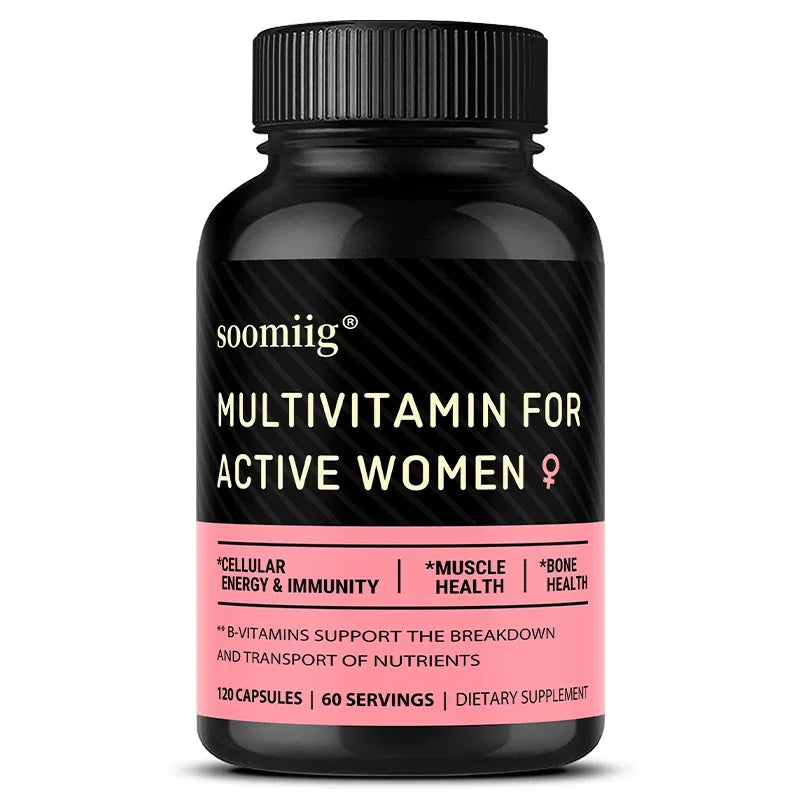 Women's Daily Multivitamin To Support Bone Health Cellular Energy Immune Health