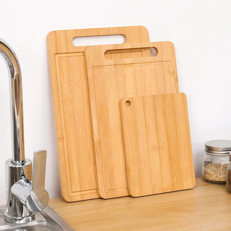 Wooden Cutting Board For Meat Bamboo Fruit Vegetables Chopping Panel