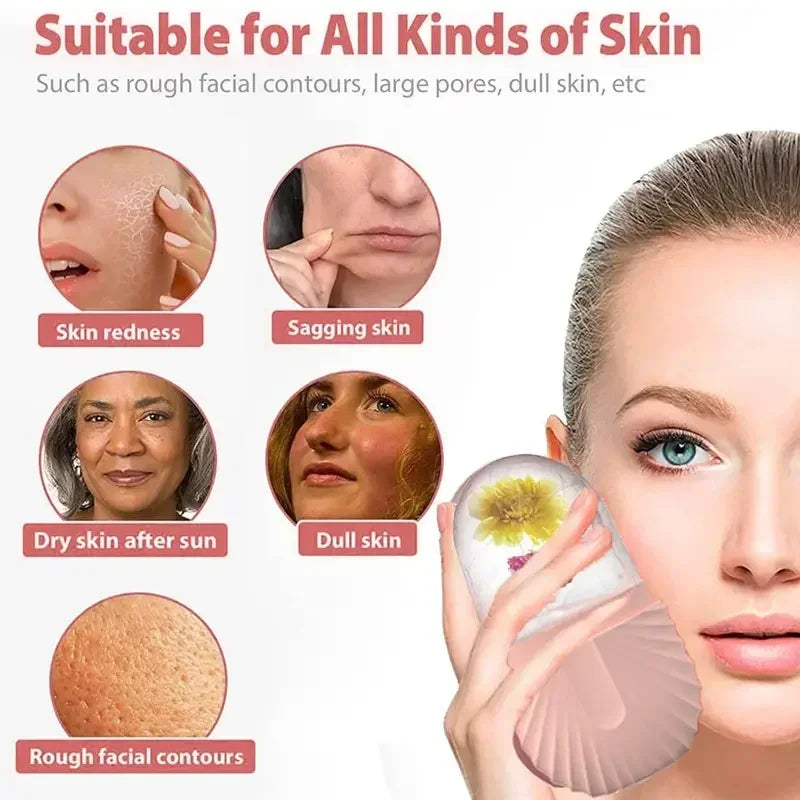 Ice Facial Roller Skin Care Beauty Lifting Contouring Tools Face Massager