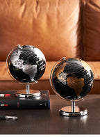 Retro World Globe Learning Map Kids Study Desk Geography Education