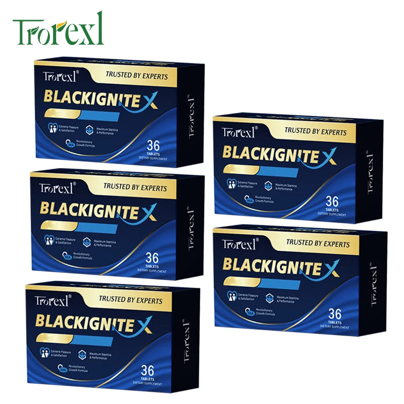 BlackIgniteX Natural Male Enhancing Supplement Boosts Strength & Firmness Enhanced Stamina Performance & Endurance